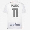 Camiseta de fútbol AC Milan Pulisic 11 Segunda Equipación 23-24 - Hombre